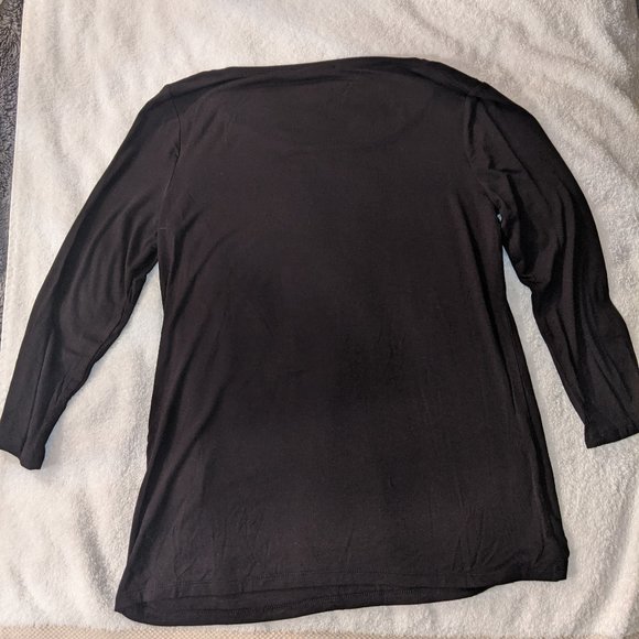 INC Embellished Top - Black With "Jewels" - Picture 2 of 4